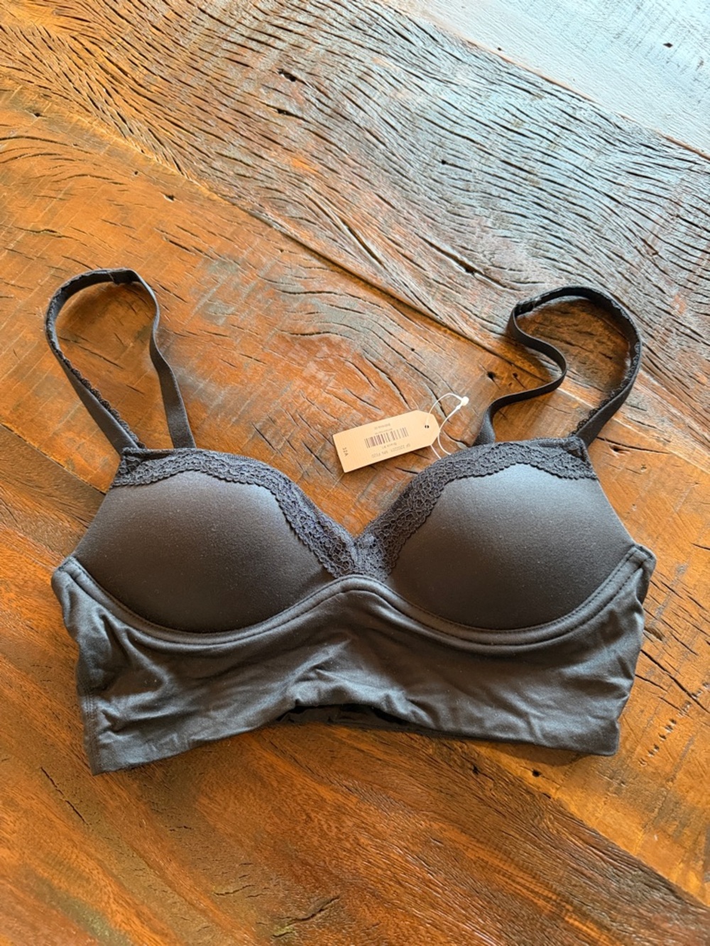 Dobreva black bra bralette size 32a 32 A NWT